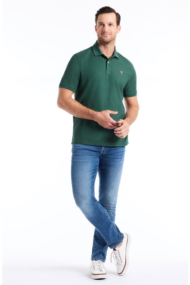 Belvar Knit Polo, Alternate, color, TREKKING GREEN