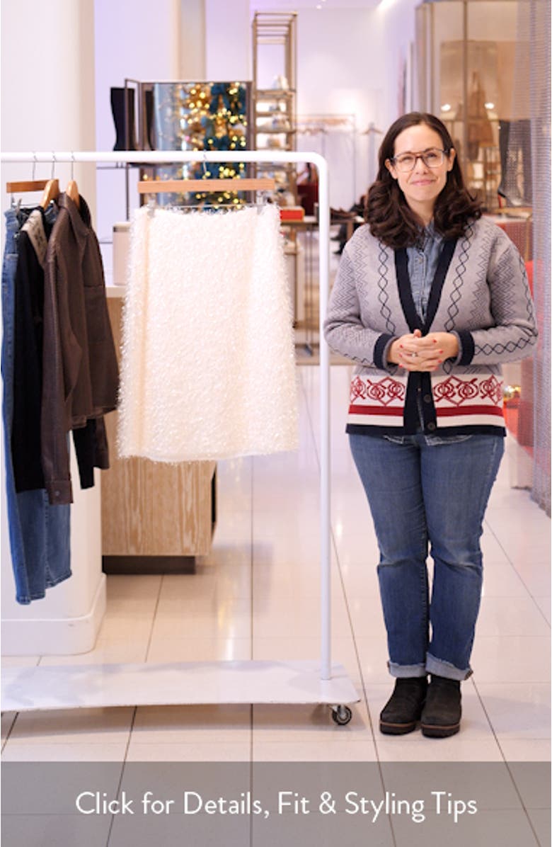 Feathery Fringe Skirt, sales video thumbnail