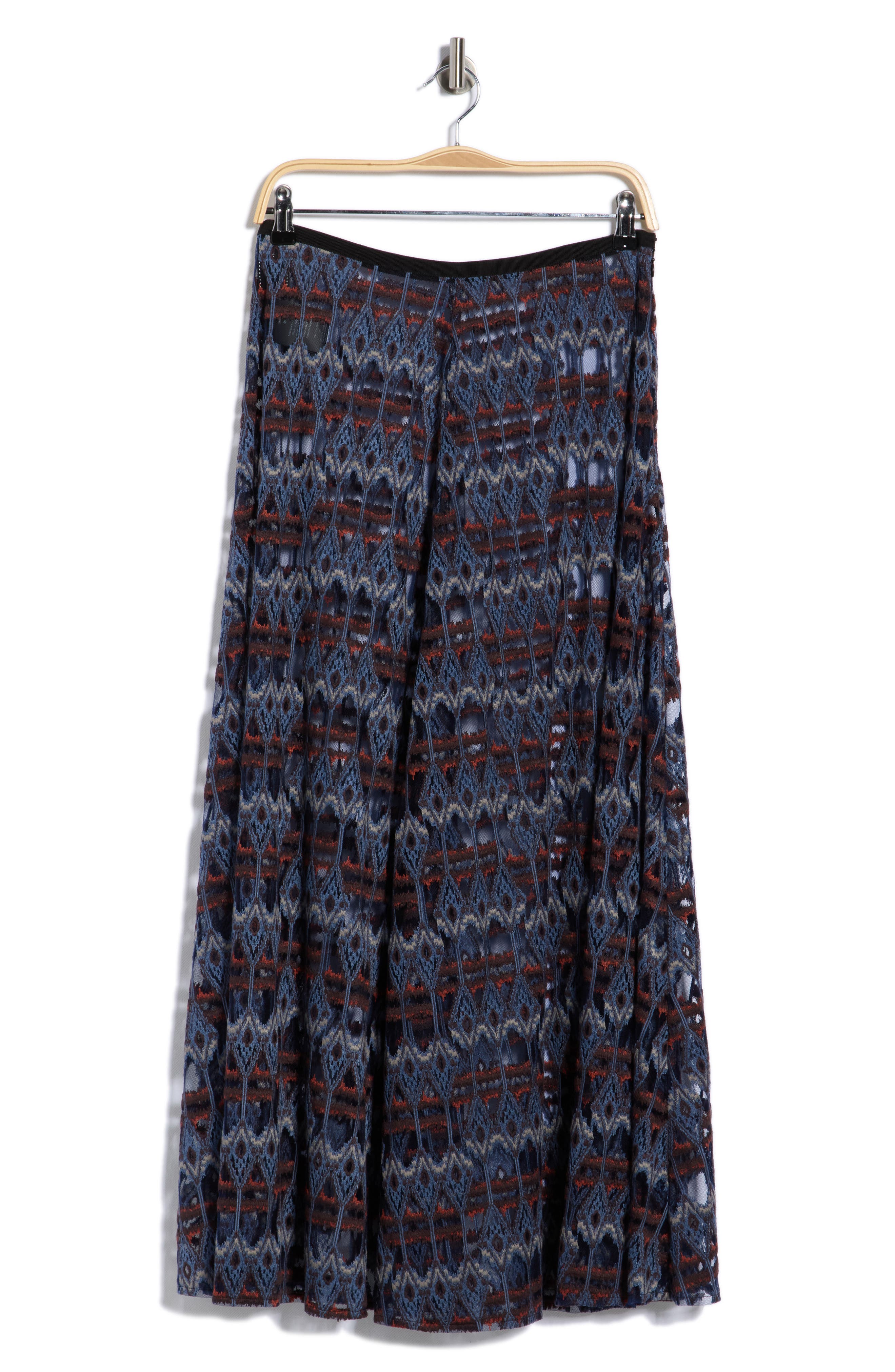 Longchamp Print Maxi Skirt