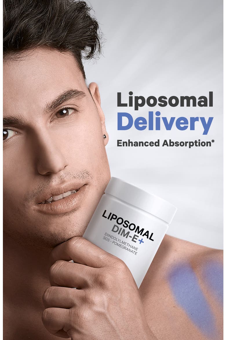 Liposomal DIM-E Vitamin E Tocopherols & Isomers Supplement, Alternate, color, White