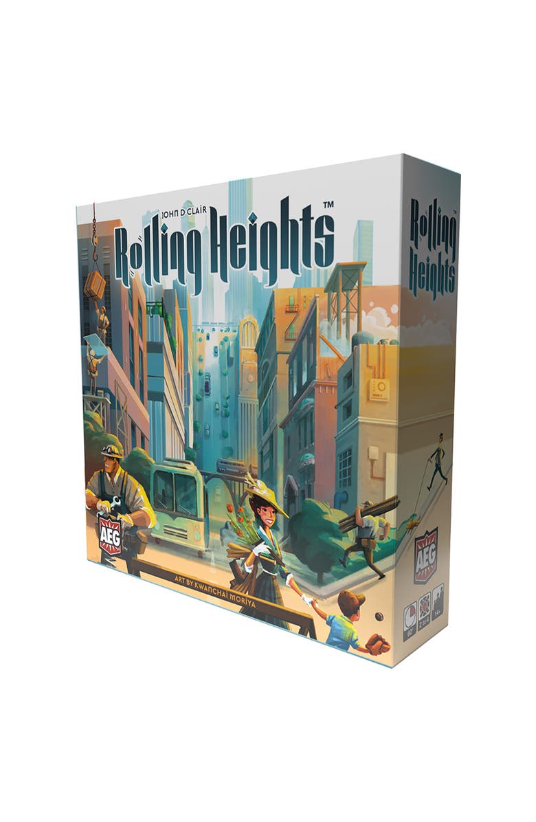 Alderac Entertainment Group (AEG) Rolling Heights Construction City Building Board Game, Ages 10+, Main, color, Multicolored