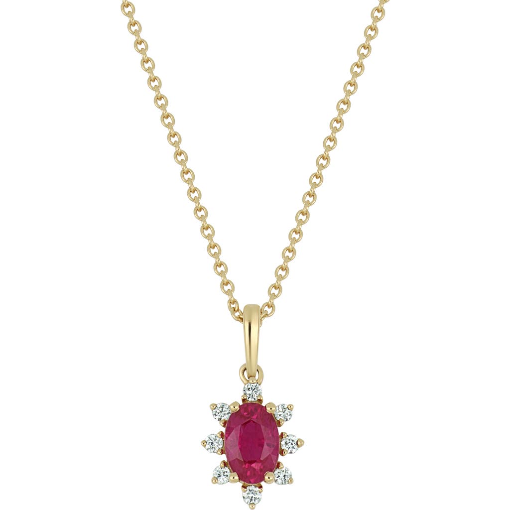 Bony Levy El Mar Ruby & Diamond Pendant Necklace
