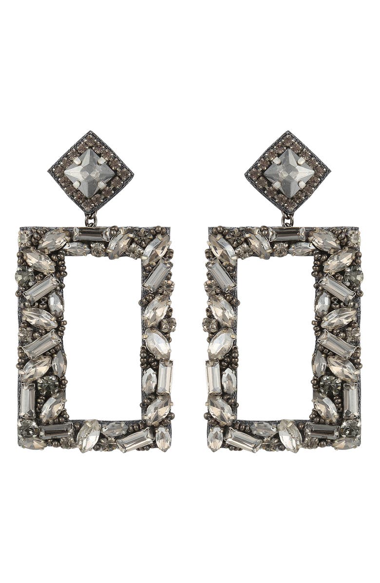 Deepa Gurnani Avalon Rectangle Drop Earrings, Main, color,