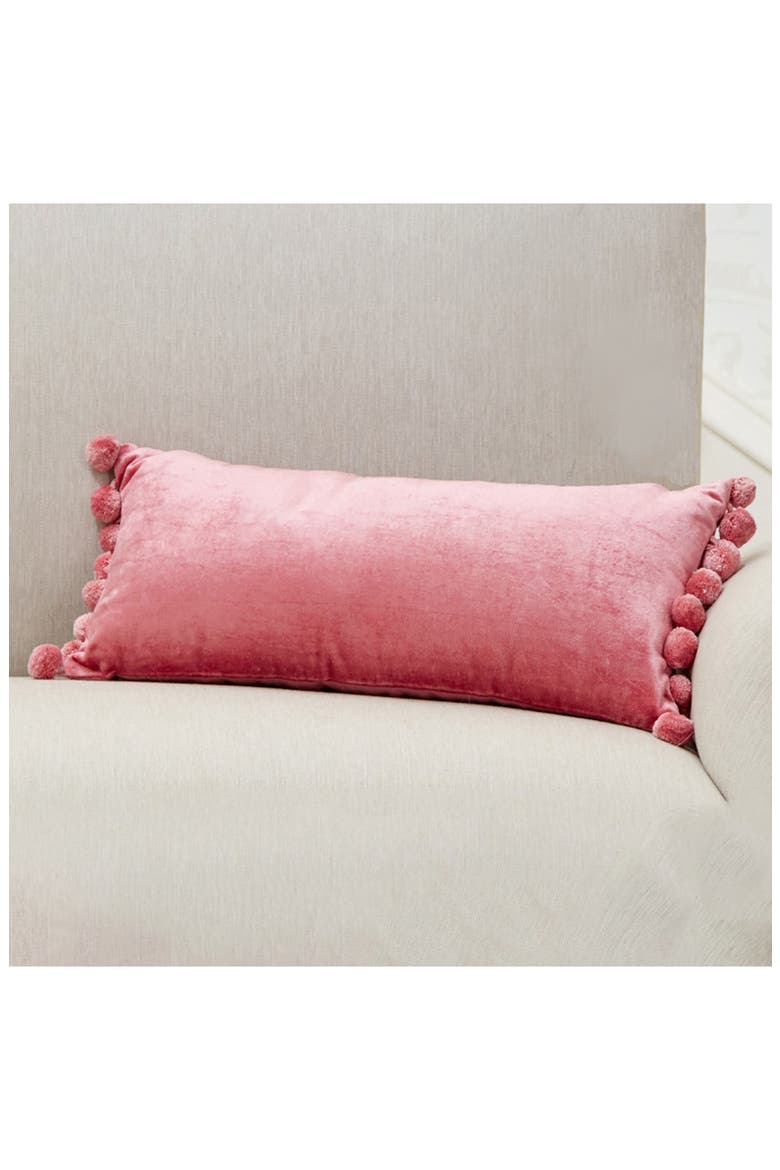 Jodhpur Tassel Oblong Pillow, Alternate, color, PINK