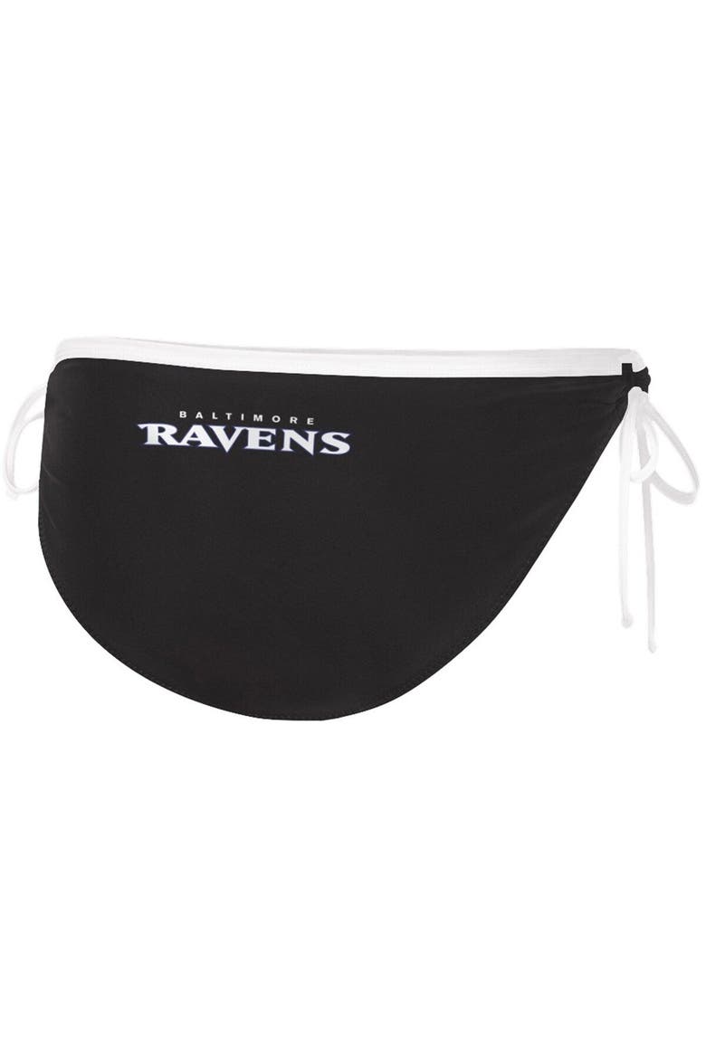 Women's G-III 4Her by Carl Banks Black Baltimore Ravens Perfect Match Bikini Bottom, Alternate, color, Black