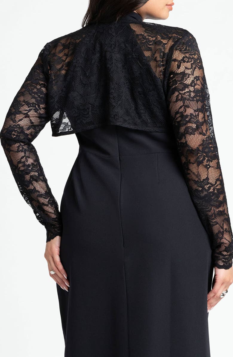 ELOQUII Lace Bolero, Alternate, color, 