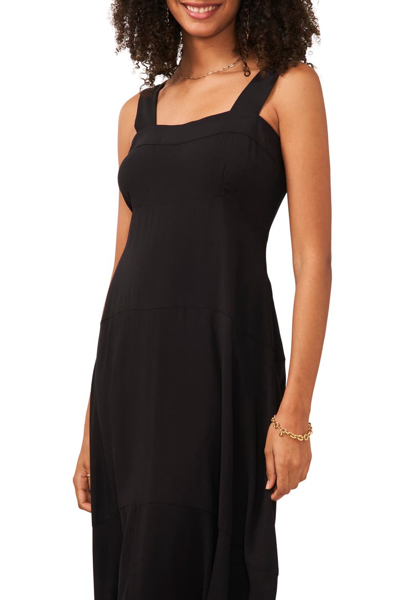 Tiered Dress, Alternate, color, RICH BLACK