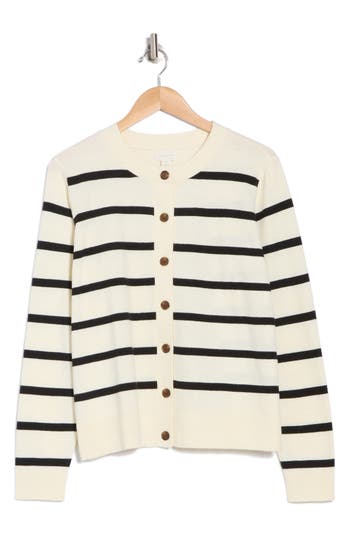 CASLON CASLON® CLASSIC CREWNECK CARDIGAN