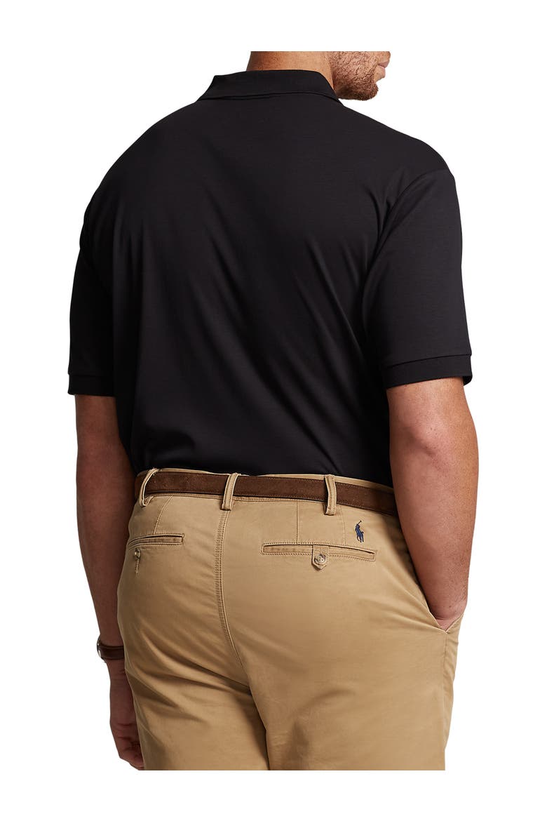Big & Tall Soft Touch Polo Shirt, Alternate, color, POLO BLACK