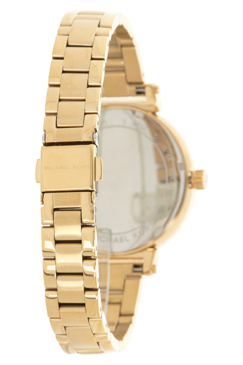 MICHAEL Michael Kors Women's Sofie Diamond Embellished Quartz Bracelet Watch, 38mm, Alternate, color, GOLD