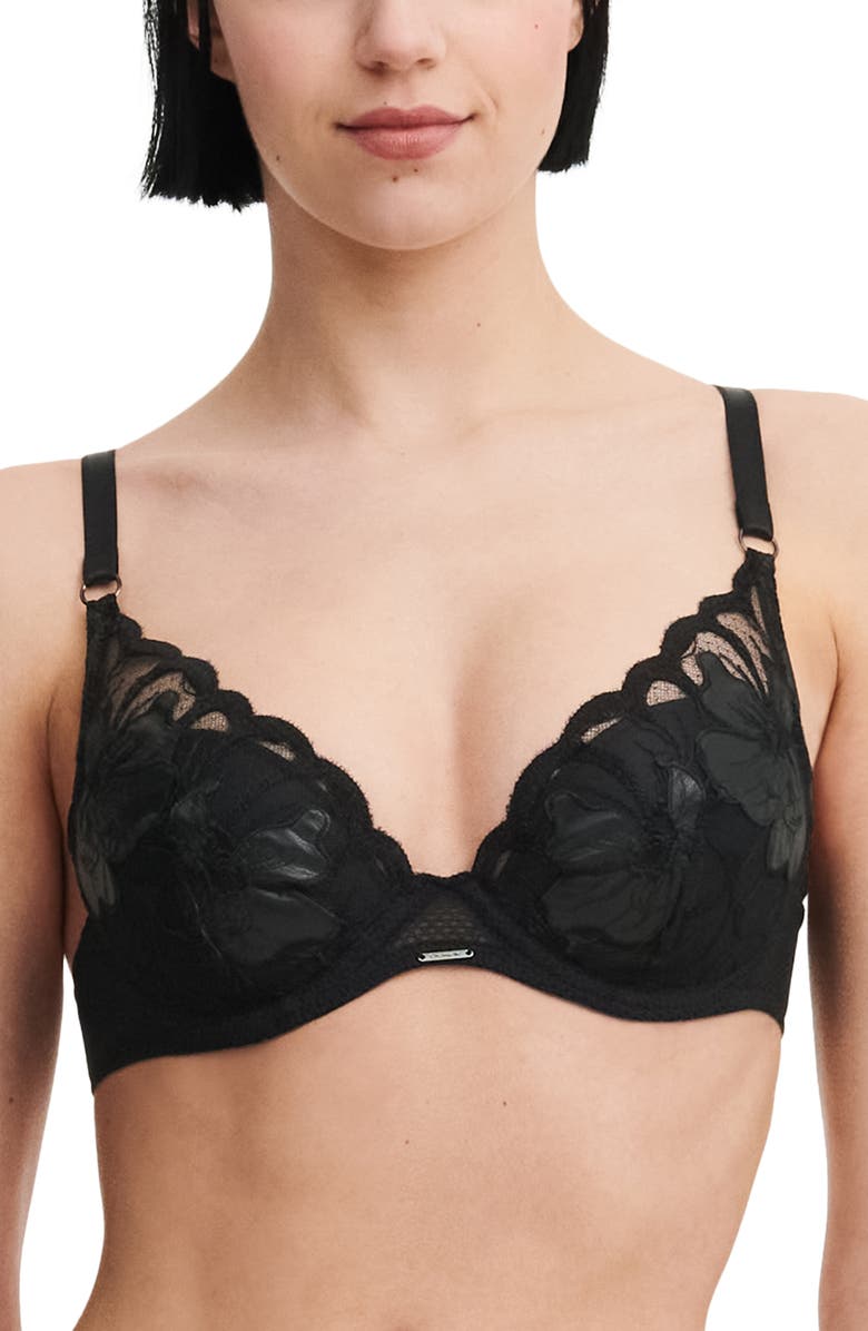 Chantelle Lingerie FLEURS PLUNGE T-SHIRT BRA, Main, color,