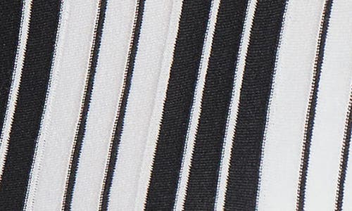 Misook Cap Sleeve Stripe Tunic