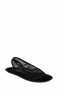 FERRAGAMO Woven Slingback Sandal