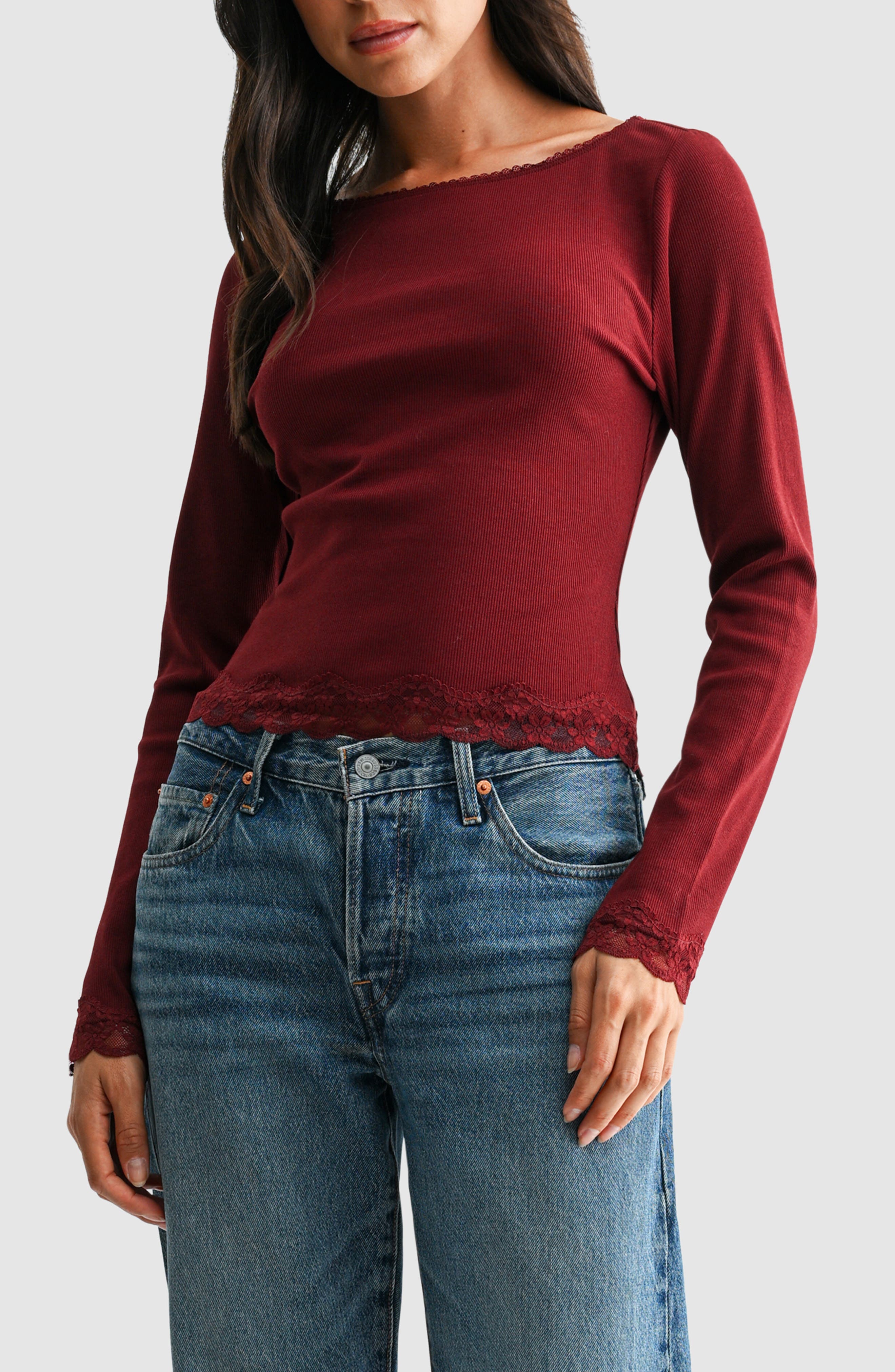 selected BURGUNDY