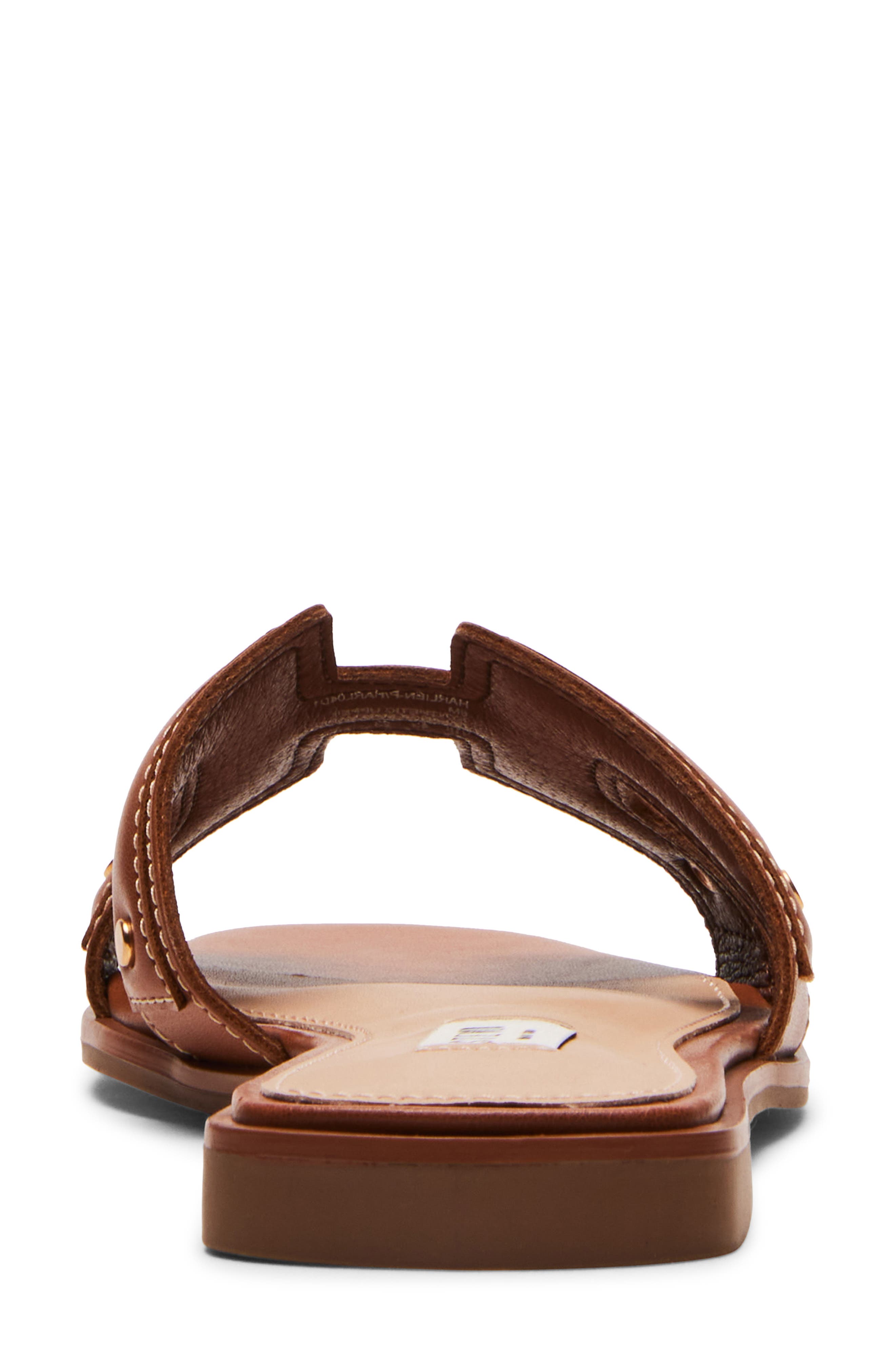 Harlien Slide Sandal, Alternate, color, COGNAC