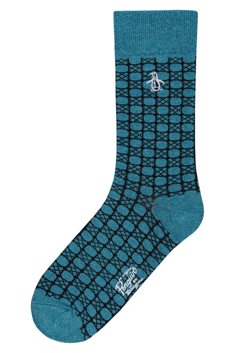 Theo Connected Stretch Cotton Dress Socks, Main, color, BAYBERRY