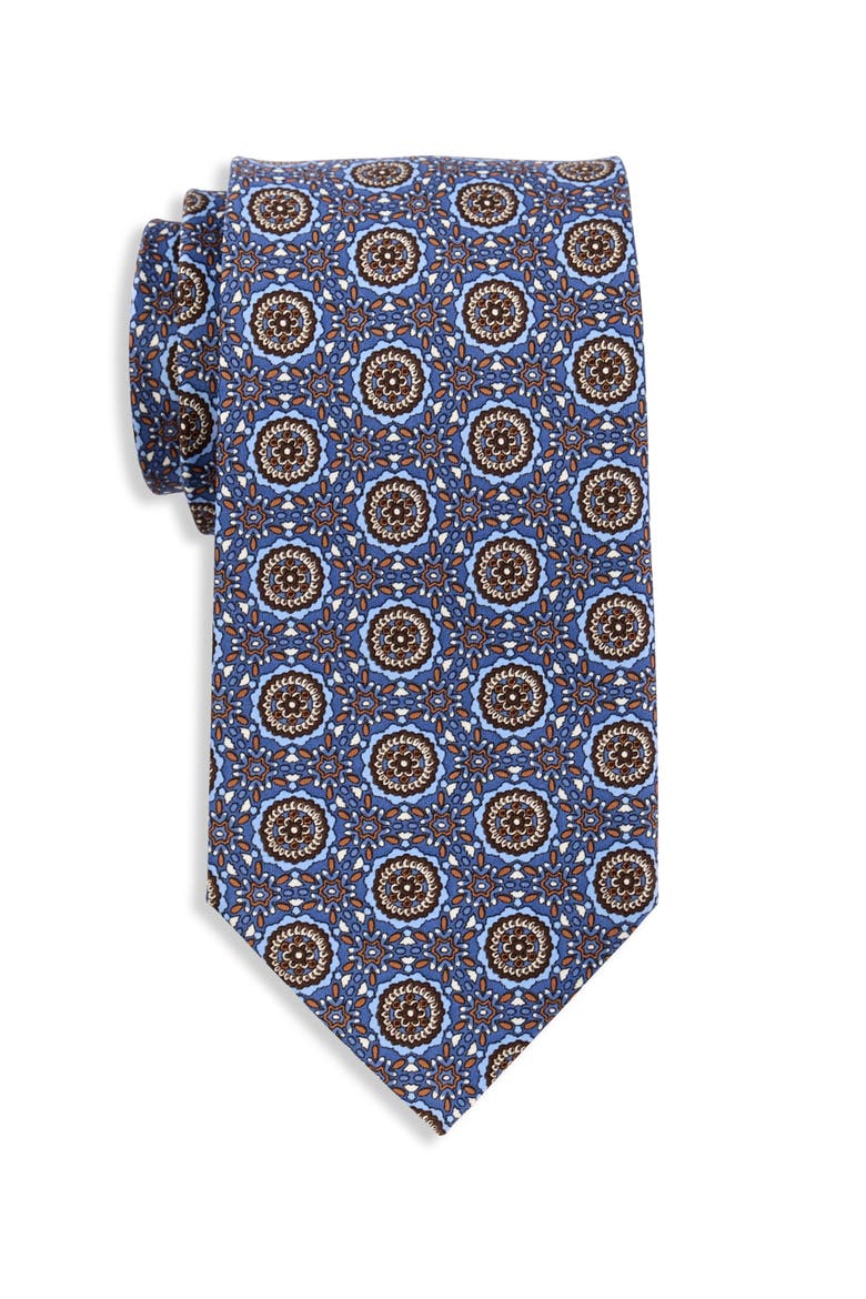 Big & Tall Mini Kaleidoscope Tie, Main, color, BLUE