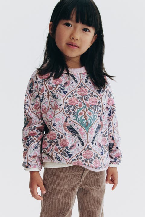 Patterned Cotton Sweatshirt