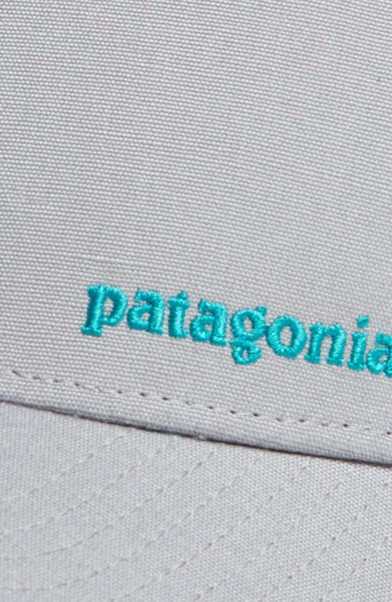 Patagonia Text Logo Trucker Hat, Alternate, color, 