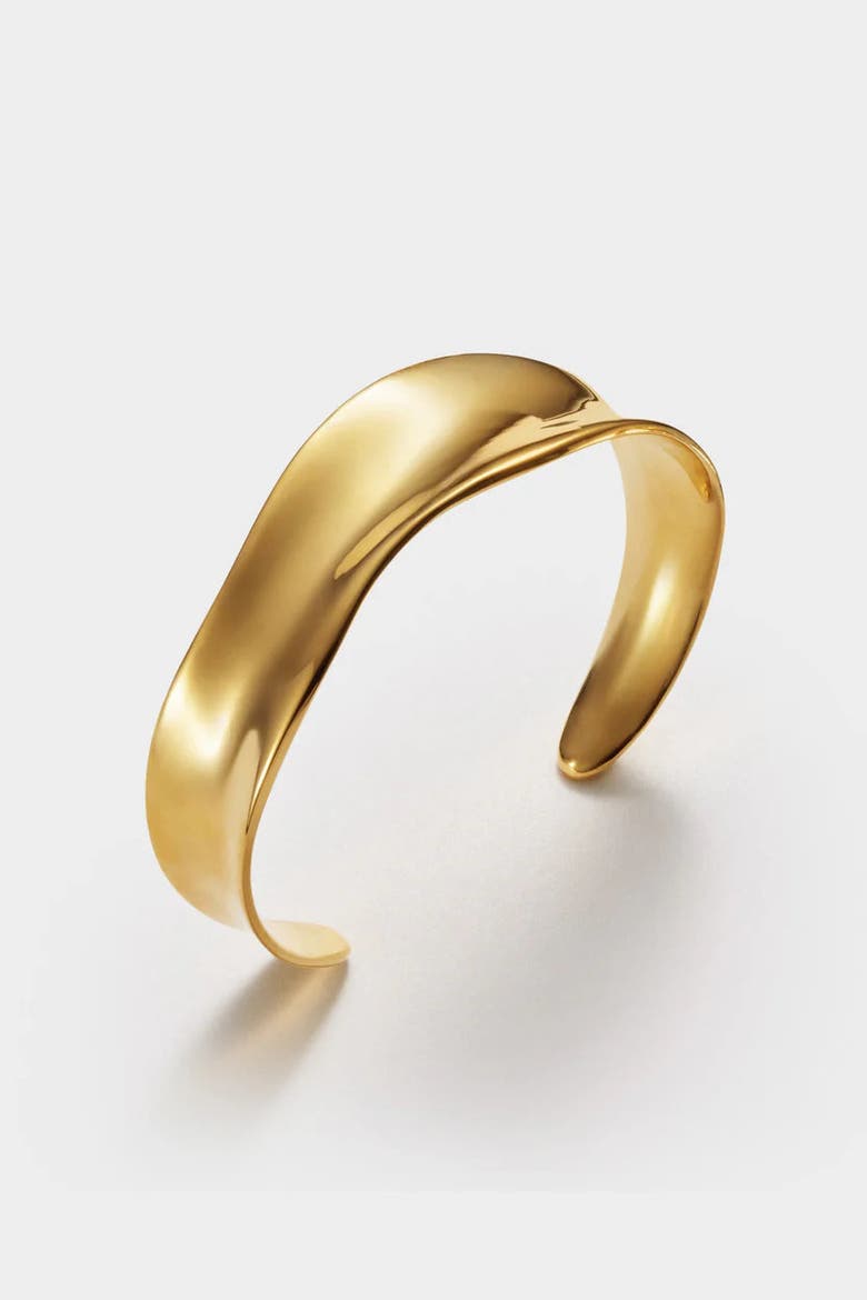 Molten Luxe Waterproof Gold Bangle, Alternate, color, Gold