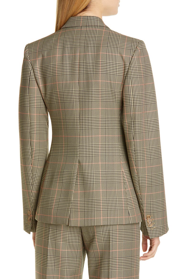 Glen Plaid Blazer, Alternate, color, GALLES CAMEL/ BLACK