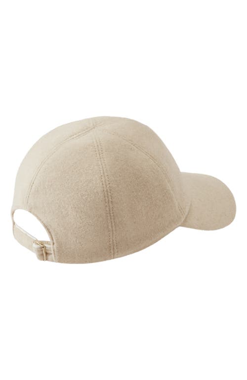 Helen Kaminski Adwa Wool Blend Baseball Hat In Brown