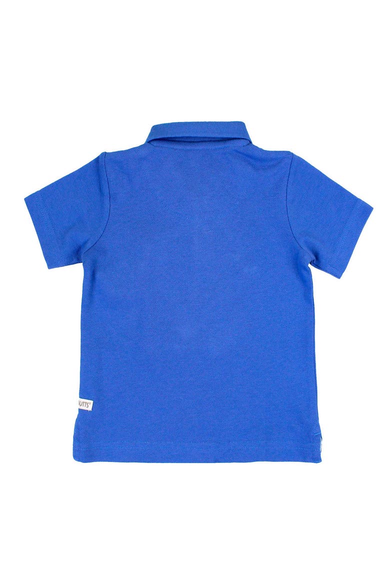 Baby Boys Pique Short Sleeve Polo Shirt, Alternate, color, Sonic Blue