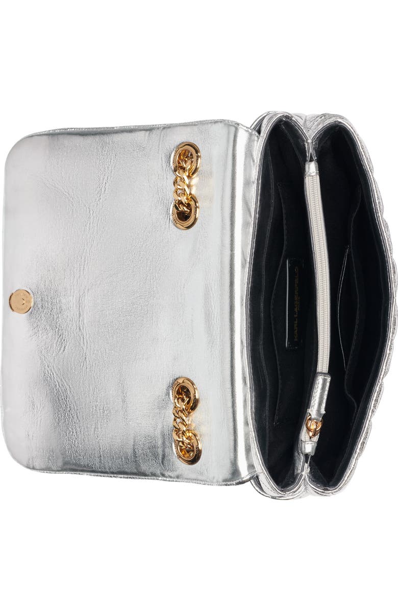 KARL LAGERFELD PARIS Lafayette Shoulder, Alternate, color, Silver
