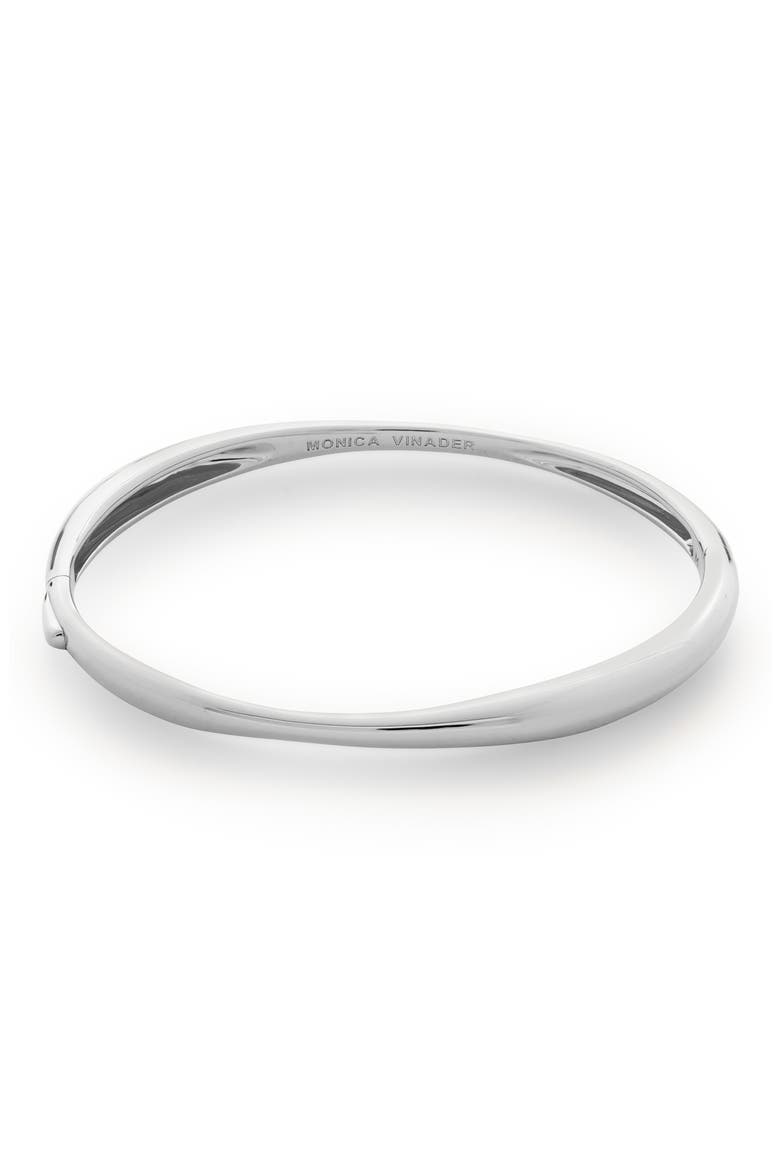 Nura Reef Bangle, Main, color, STERLING SILVER