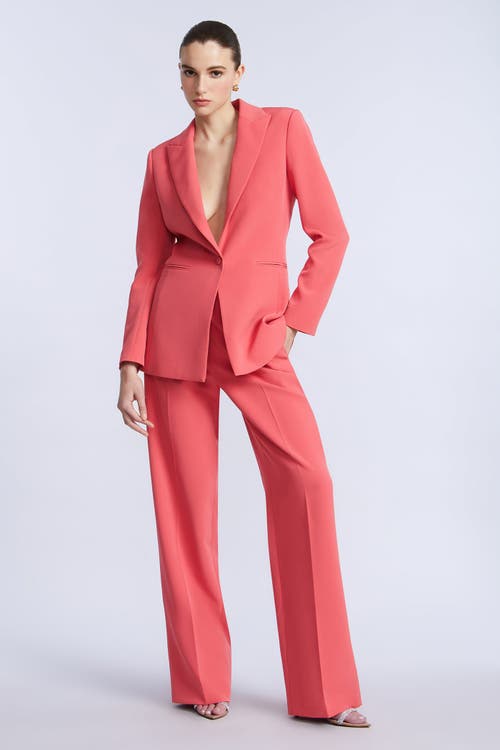 Bcbg Cady Relaxed Stright Pant In Pink