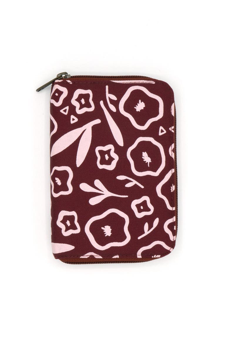 Zip Jewelry Travel Organizer - Ruby Poppy, Main, color, Ruby Poppy