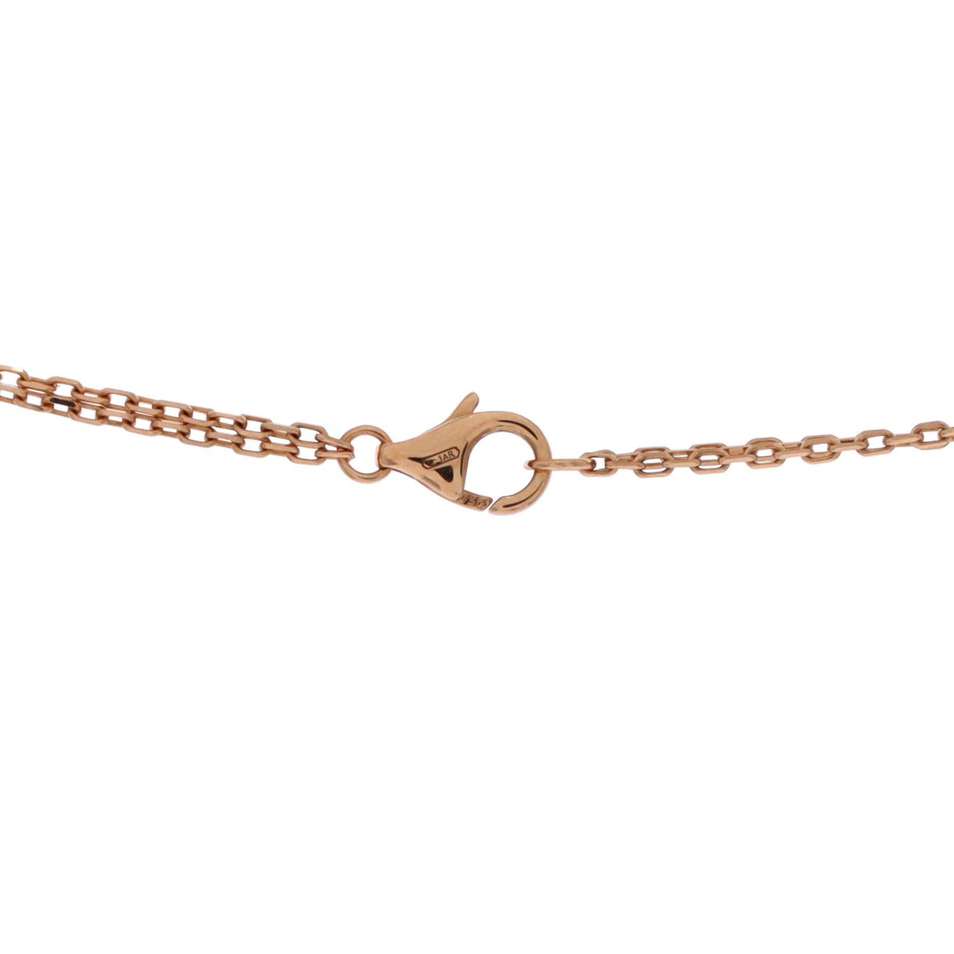 2 Diamonds Love Pendant Necklace 18K Rose Gold and Diamonds, Alternate, color, Metallic Gold