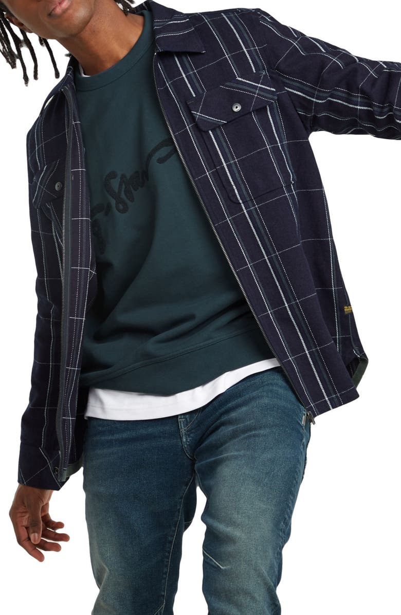 G-STAR GPO Zip Overshirt, Main, color, 