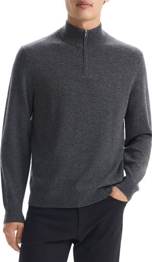トップス Theory Cashmere Half Zip Knit Theory Official Site | Cashmere Half-Zip Sweater