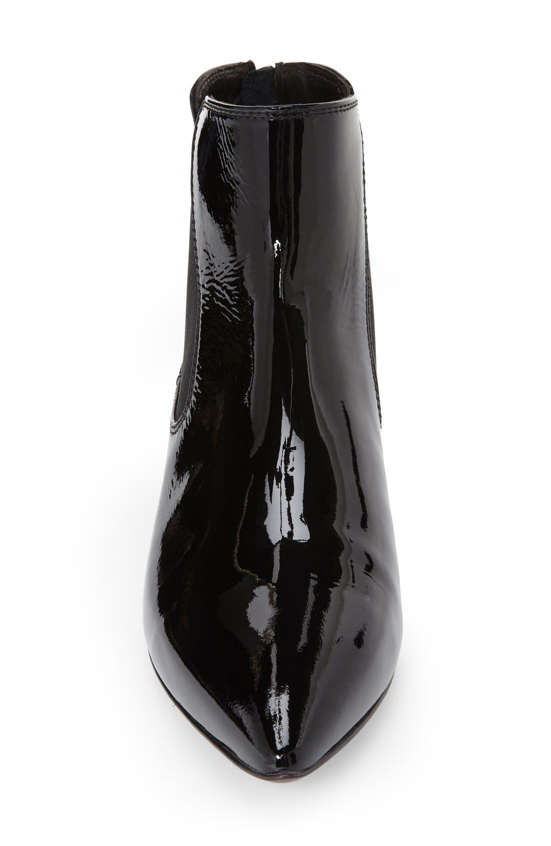 Attilio Giusti Leombruni 'Press' Chelsea Boot, Alternate, color, BLACK PATENT LEATHER