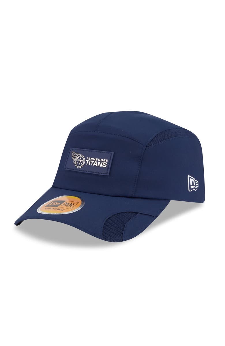 New Era Men's New Era Navy Tennessee Titans 2025 Sideline  Runner Adjustable Hat, Main, color, Navy