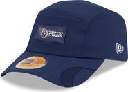 New Era Men's New Era Navy Tennessee Titans 2025 Sideline Runner Adjustable Hat