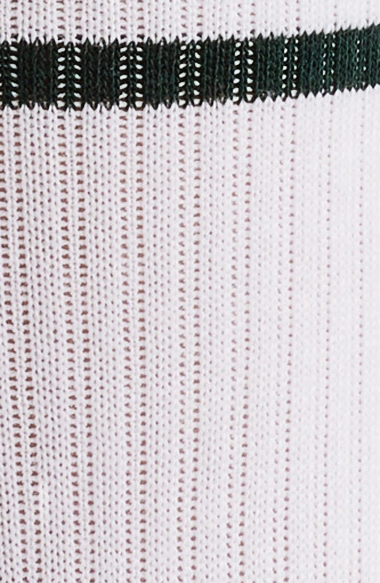 Sporty & Rich Logo Embroidered Crew Socks, Alternate, color, 