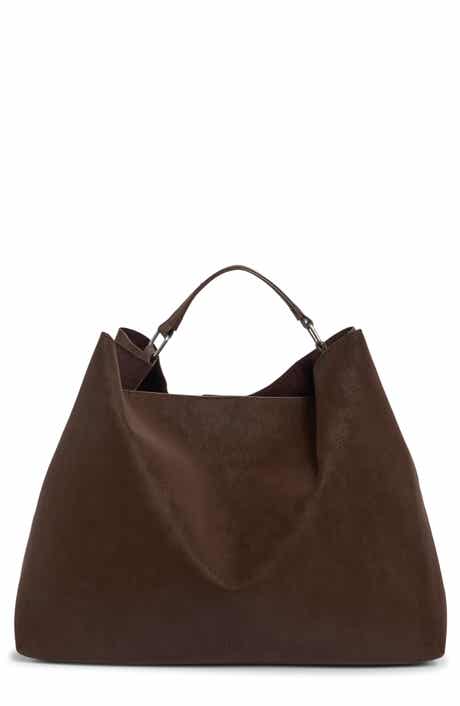 Faux Leather Top Handle Tote