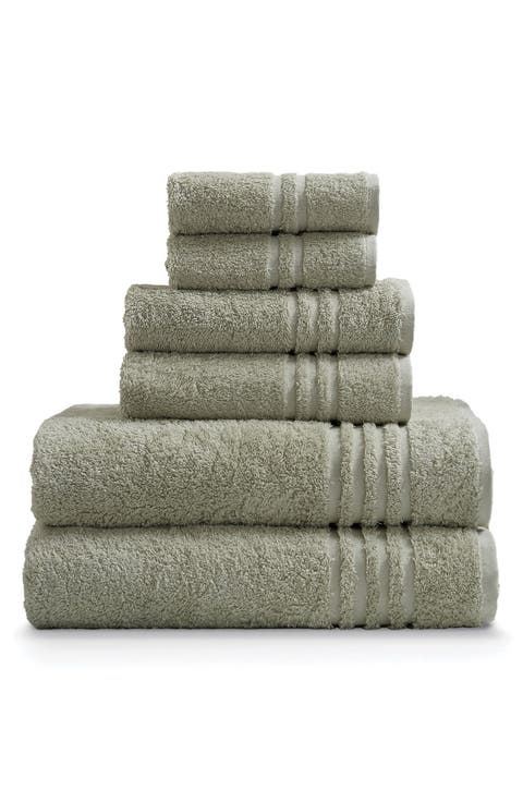 Ella Jayne Face-Hand-Body 6-Piece Towel Set