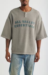 Fear of God Essentials Graphic Henley Sweatshirt
