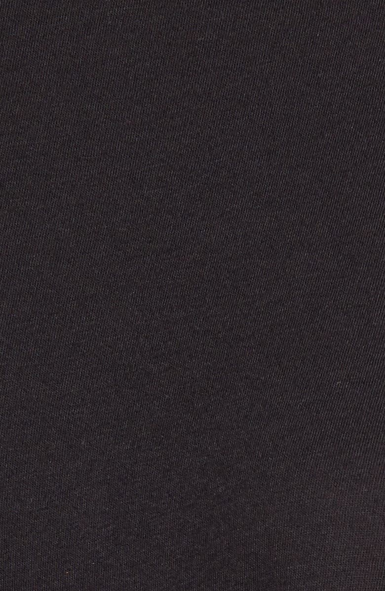 Splendid Abbie Crewneck Cotton Blend Tee, Alternate, color, Black