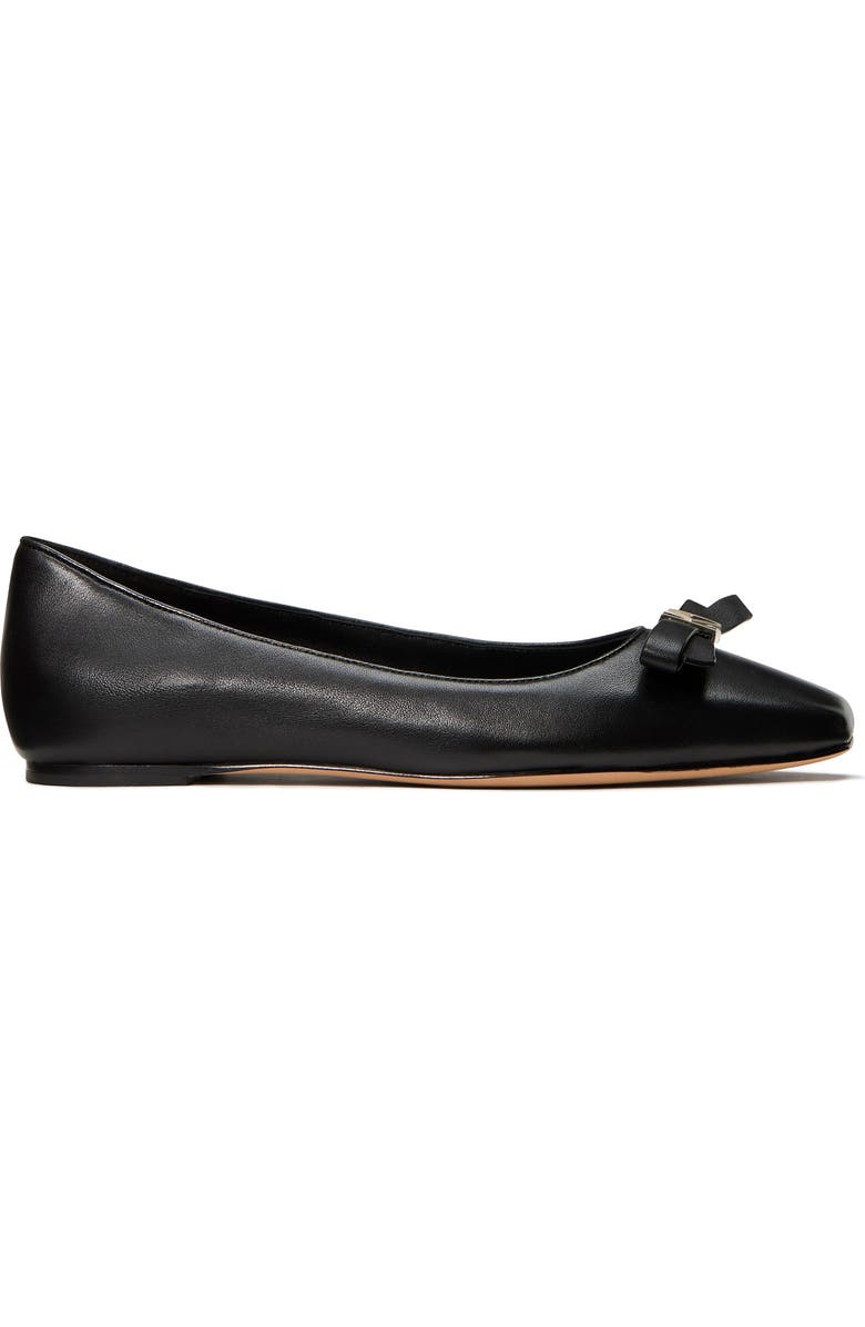 Kate Spade New York deco bow downtown flat, Alternate, color, Black