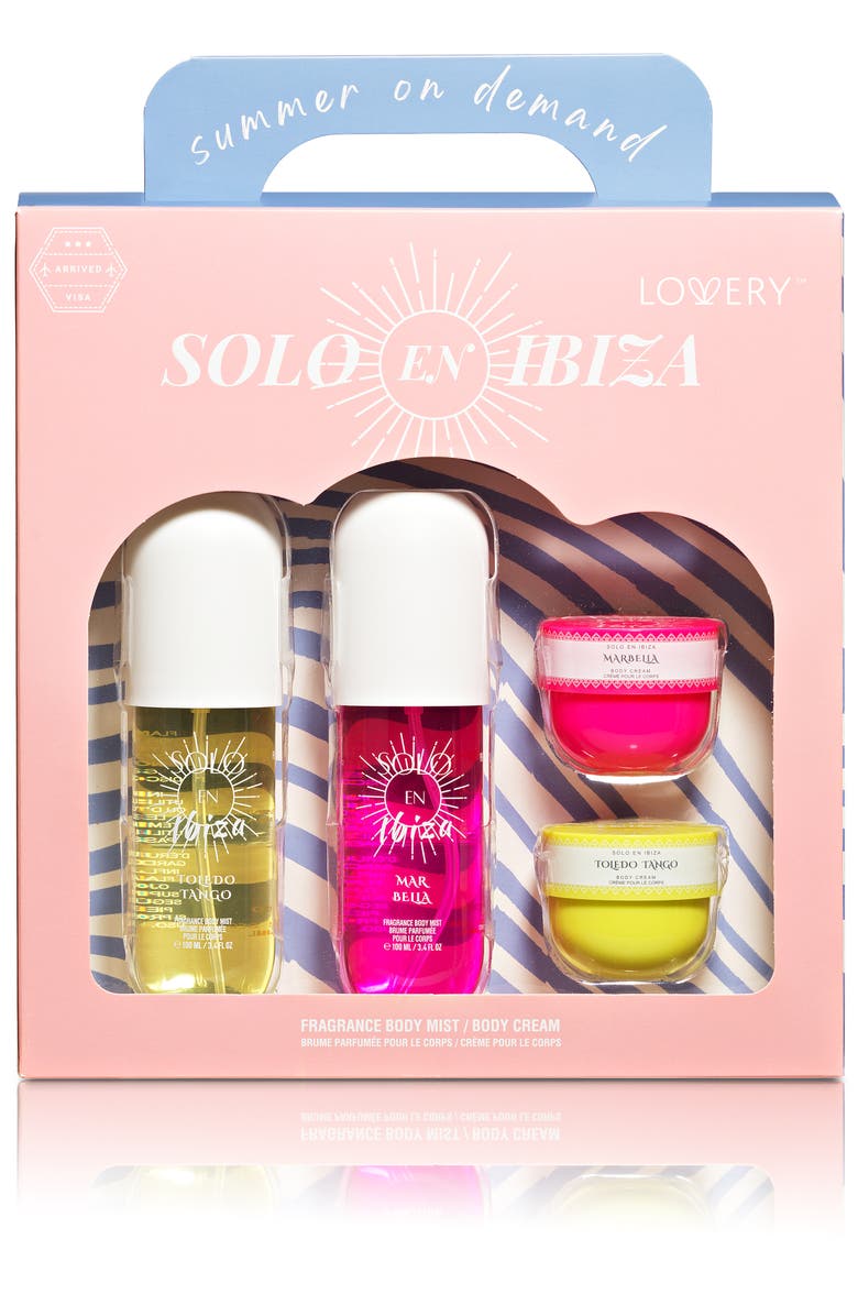 Lovery 4-Pc. Solo en Ibiza Body Care Gift Set, Alternate, color, Multi Scent