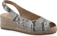 White Mountain Footwear Maize Slingback Wedge Sandal