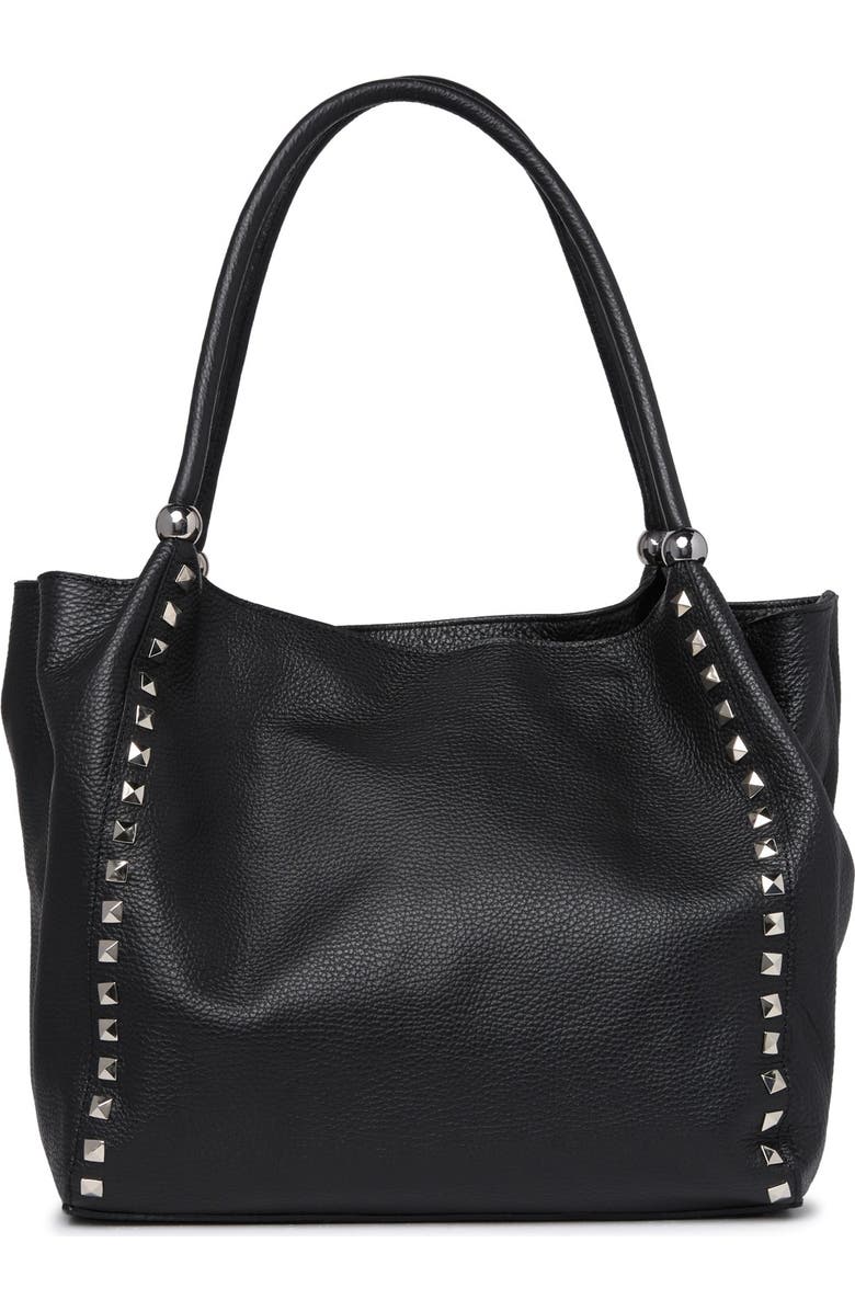 RENATA CORSI Studded Leather Shoulder Bag, Alternate, color,