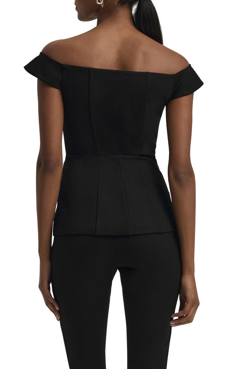 Favorite Daughter The One That I Want Off the Shoulder Top, Alternate, color, Black