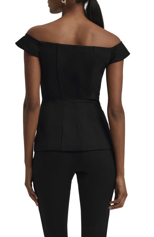 Favorite Daughter The One That I Want Off The Shoulder Top In Black