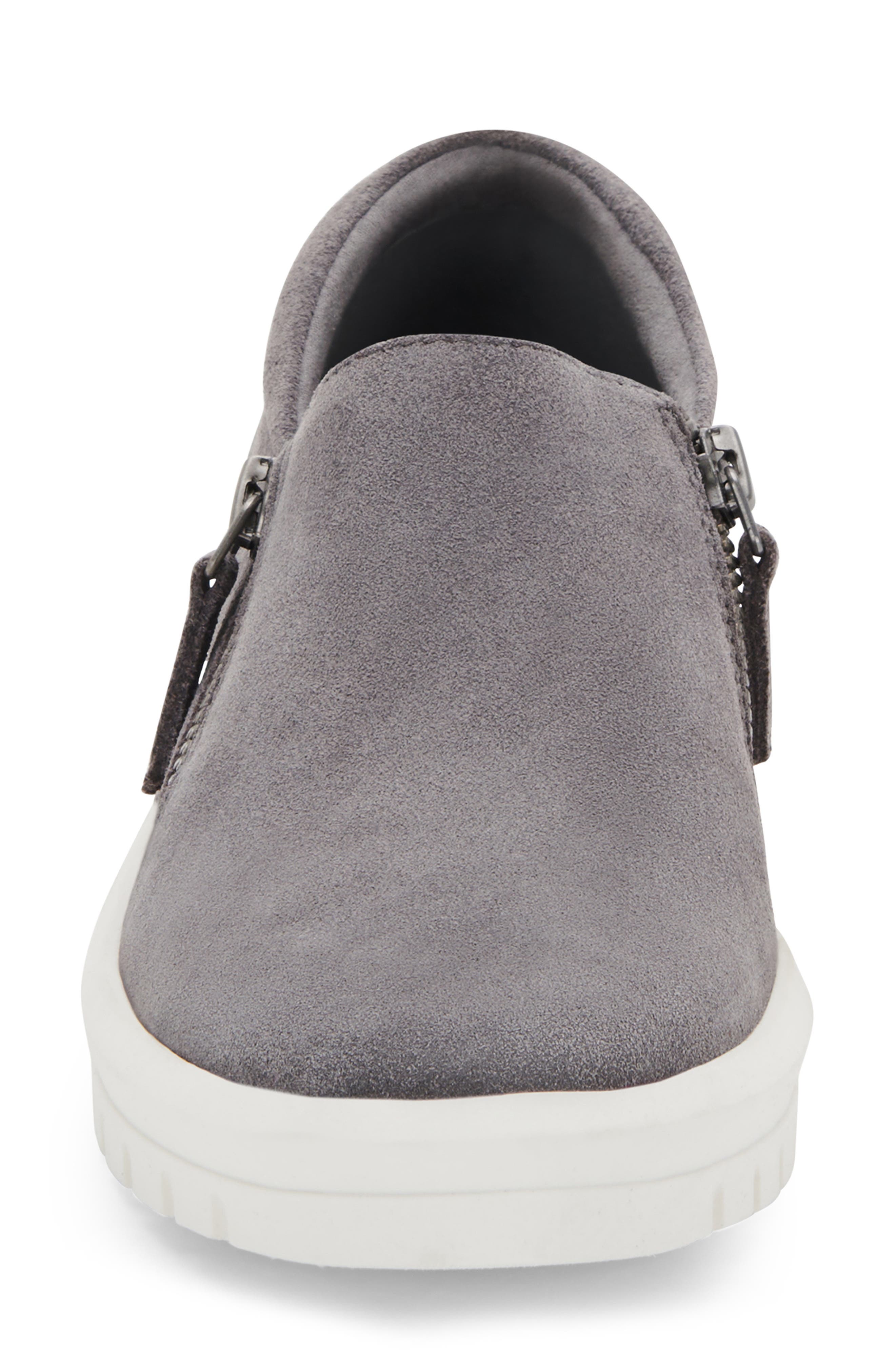 Faith Waterproof Slip-On Sneaker, Alternate, color, DARK GREY SUEDE