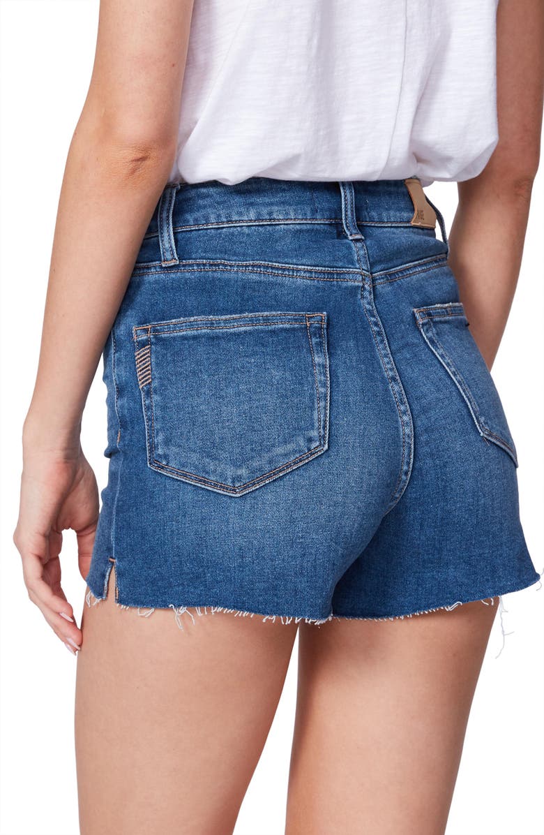 PAIGE Margot High Waist Cutoff Denim Shorts, Alternate, color, 